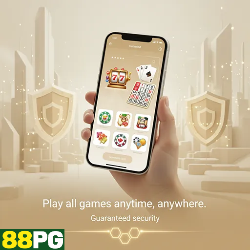 Sessão de jogo em andamento no aplicativo 88pg para Android